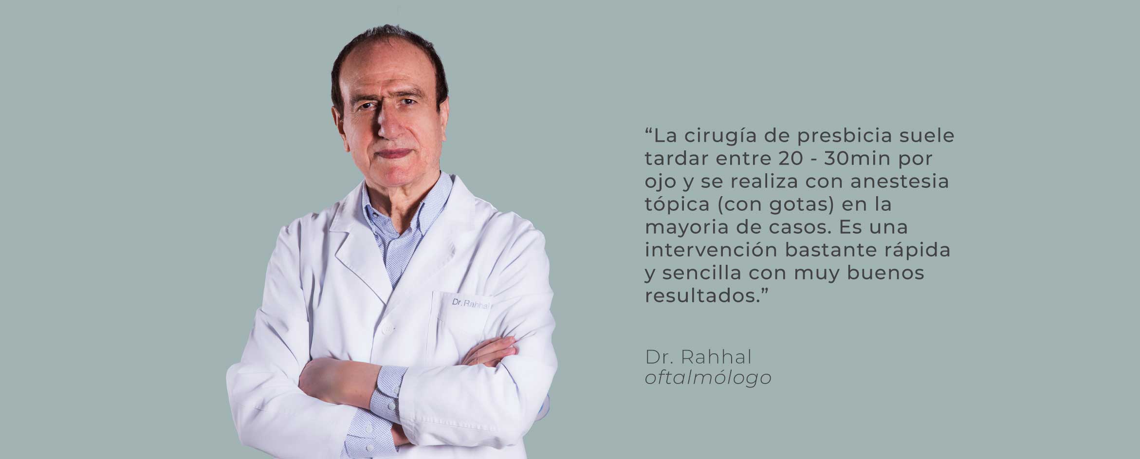 doctor rahhal testimonio cirugía presbicia